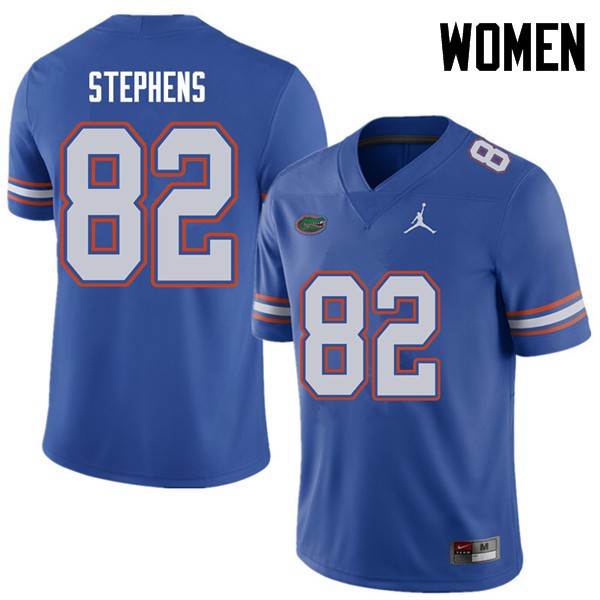 Jordan Brand Women #82 Moral Stephens Florida Gators College Football Jerseys Royal
